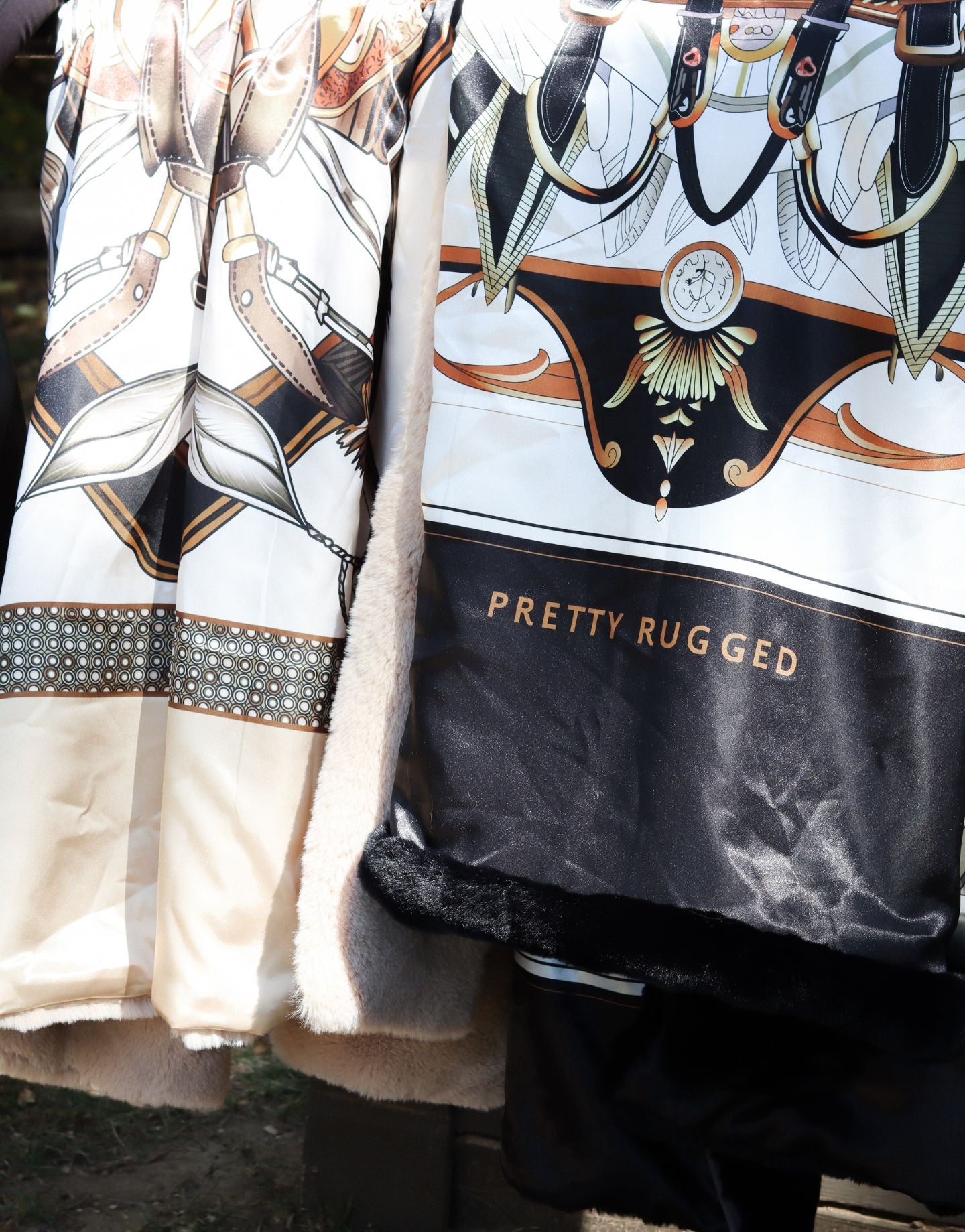 Black Equestrian Blanket