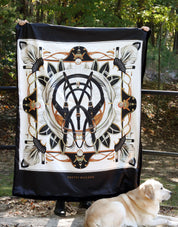 Black Equestrian Blanket