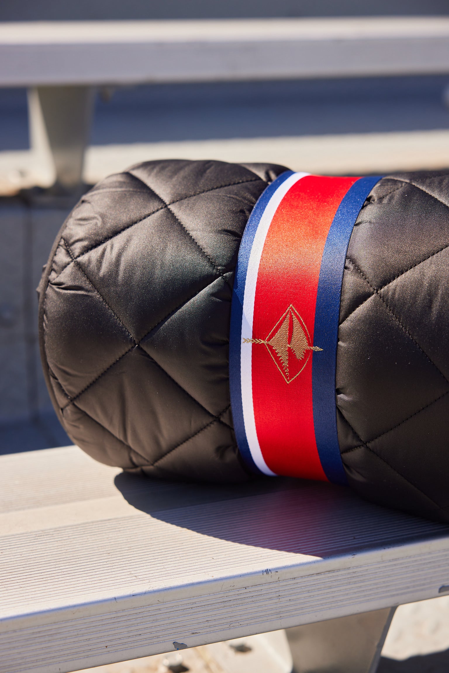 Iowa State University Black Puffer Blanket