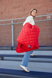 Iowa State University Red Puffer Blanket