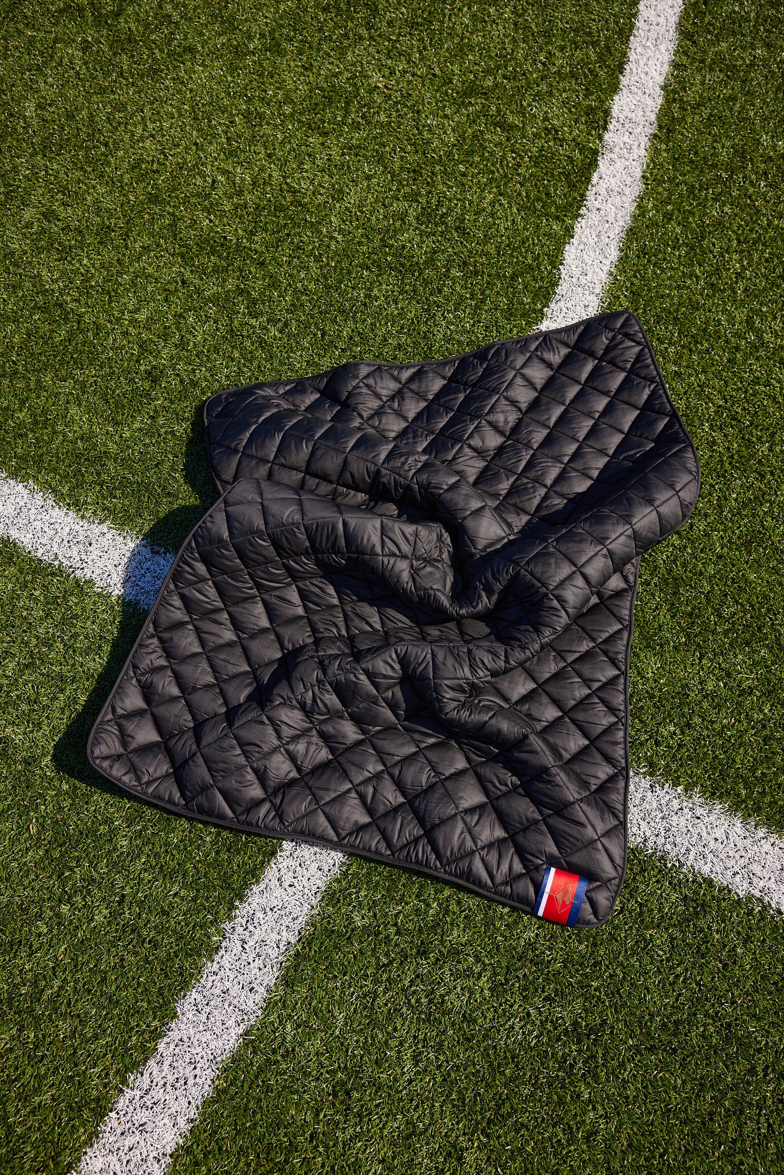 Iowa State University Black Puffer Blanket