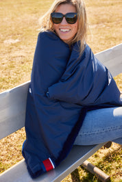 Villanova Navy Puffer Blanket
