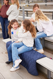 Villanova Navy Puffer Blanket