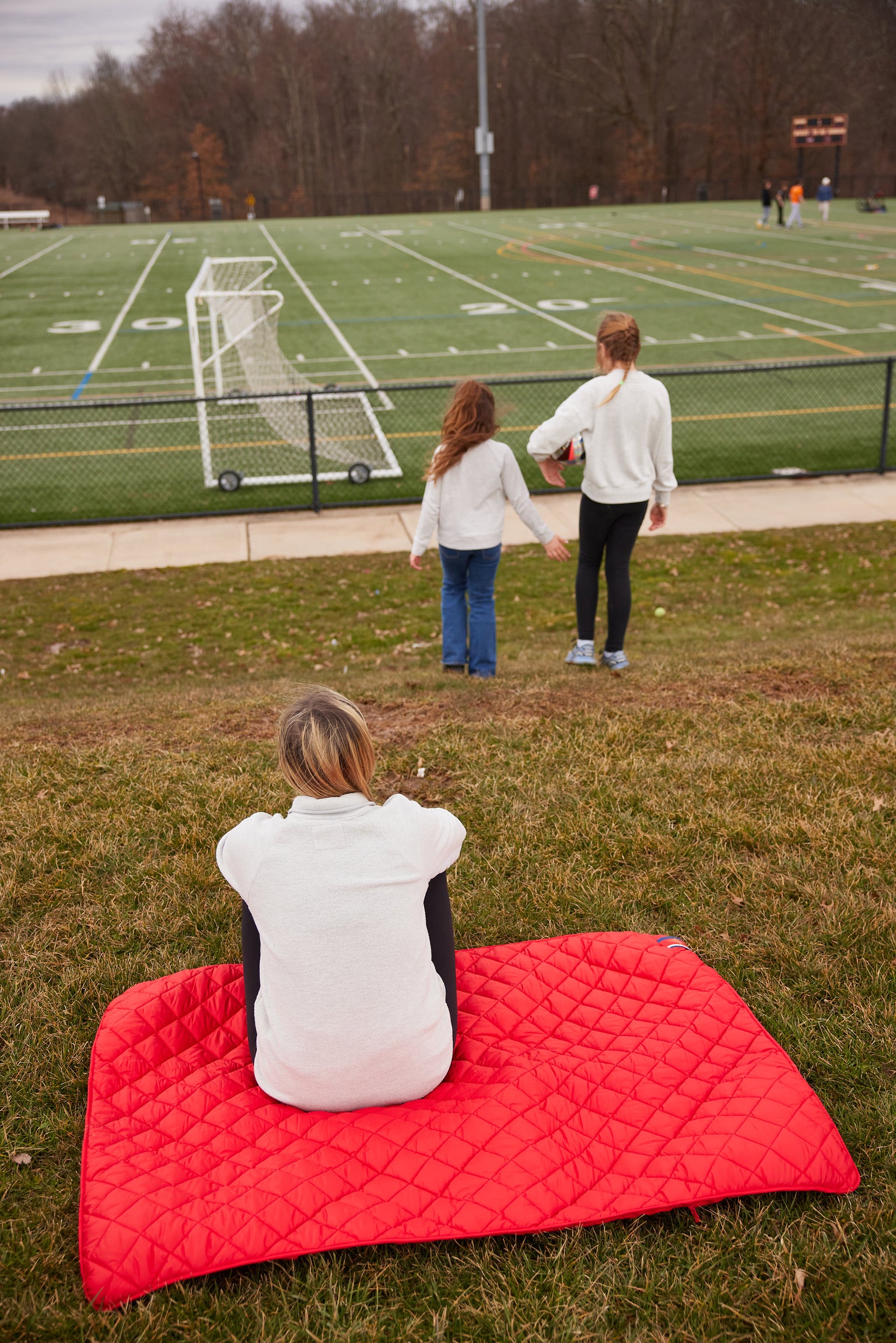 Iowa State University Red Puffer Blanket