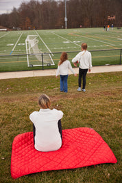 Iowa State University Red Puffer Blanket