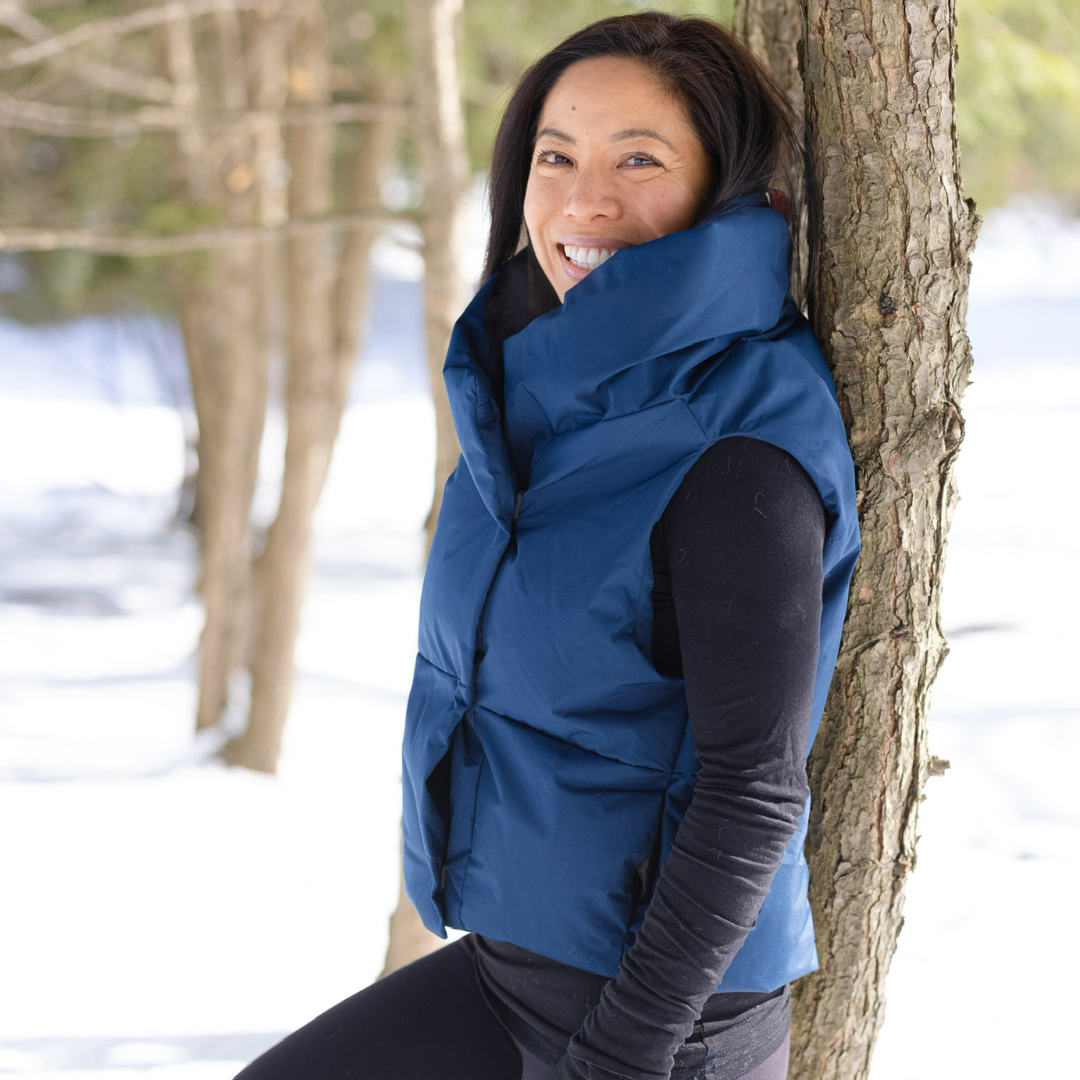 Blue 2025 puffer vest