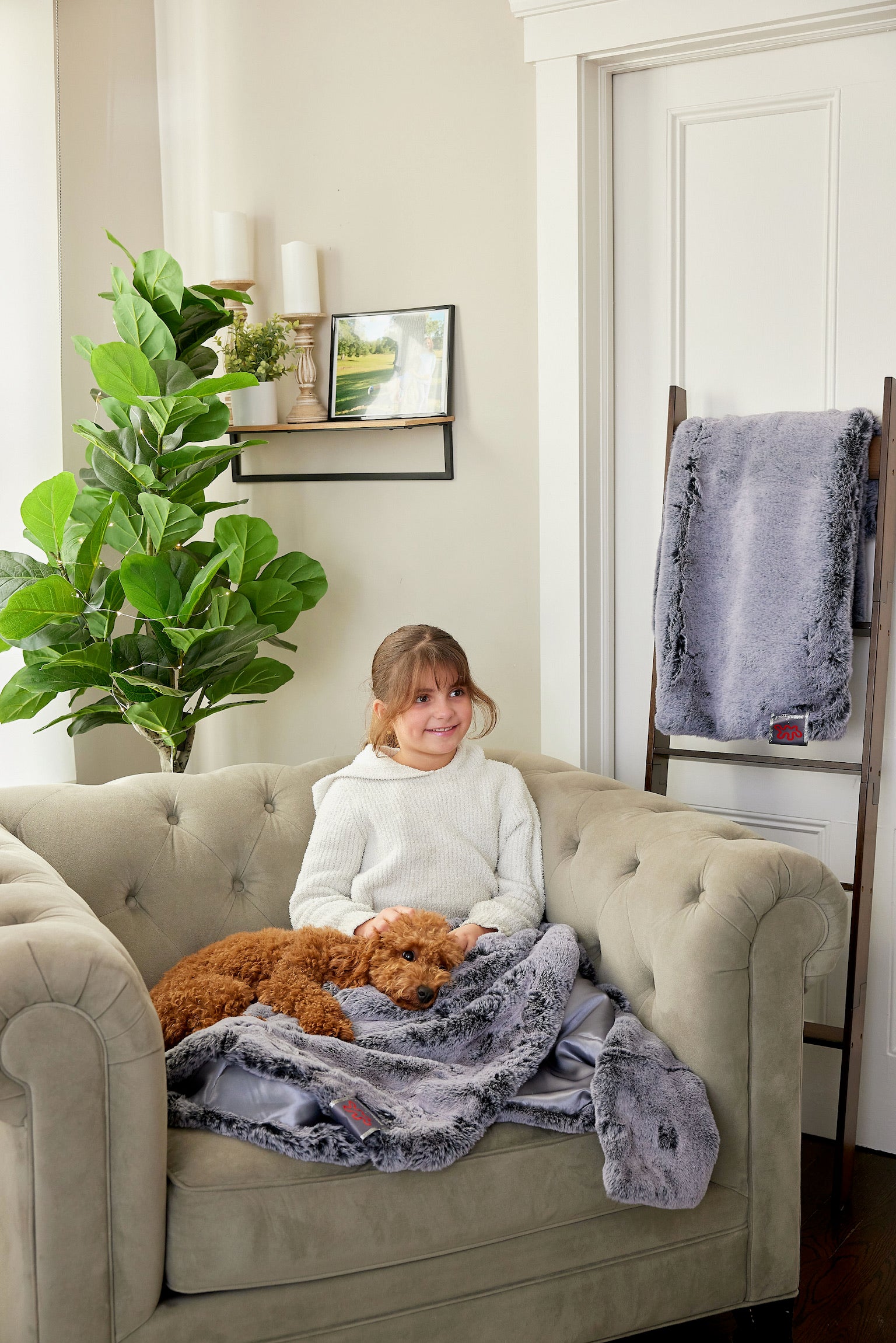 City Mink Lap Blanket by Apartment Therapy