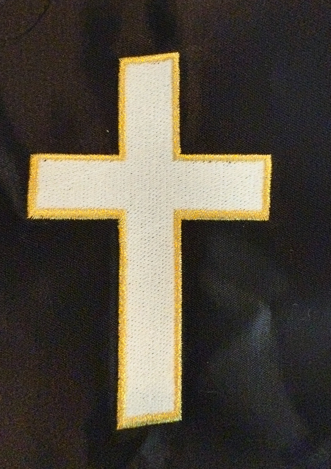 Cross Embroidered on Blanket