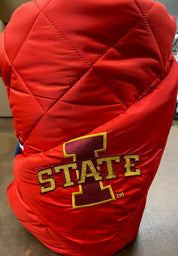 Iowa State University Red Puffer Blanket