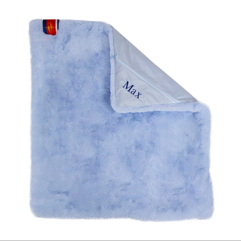 Baby blanket pretty rugged embroidery personalized