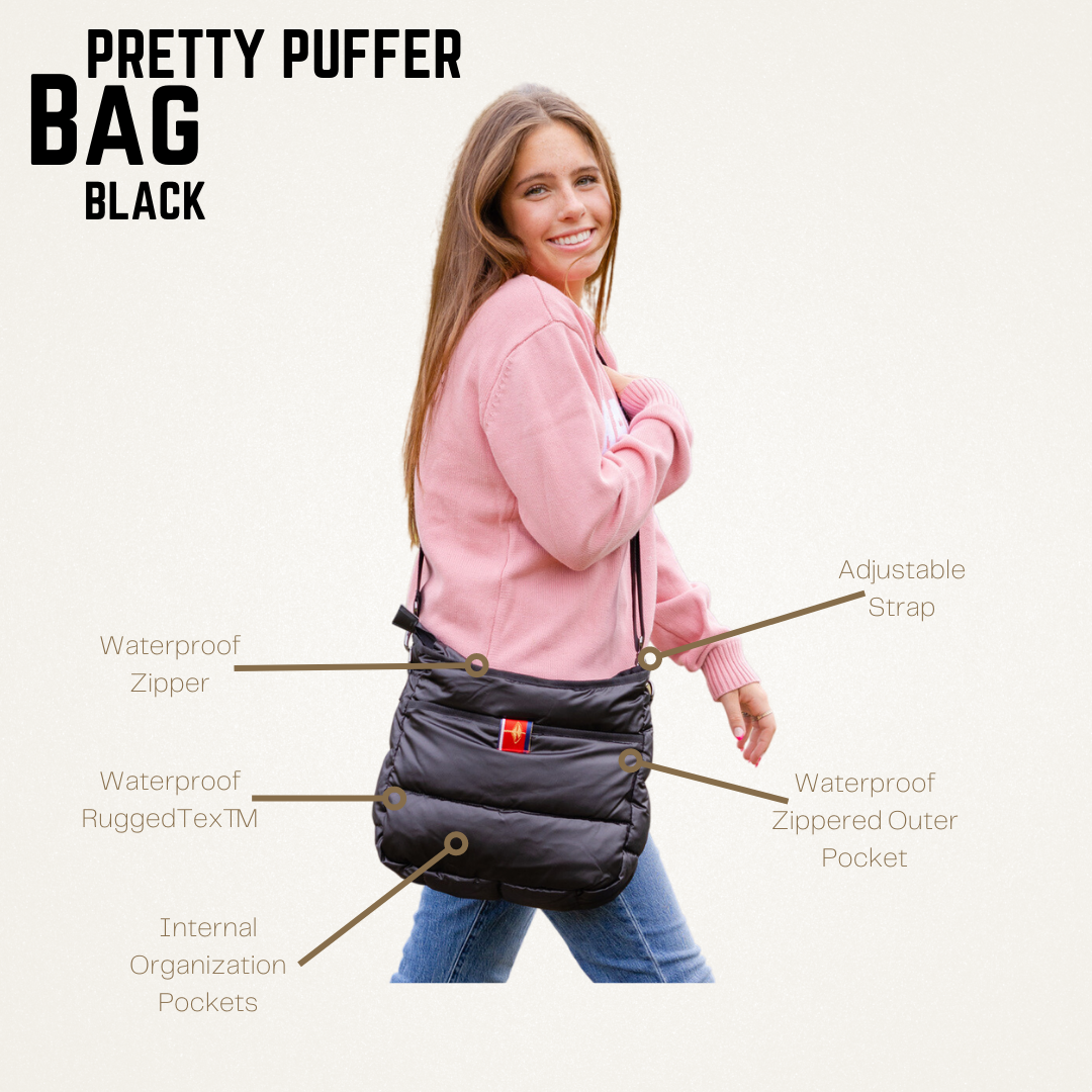 Black Puffer Bag