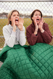 Waterproof Puffer Blanket with Pockets | Pretty Rugged