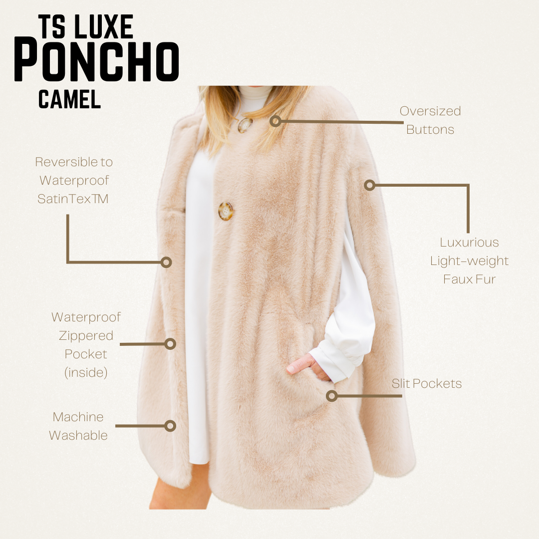 TS Luxe Camel Poncho