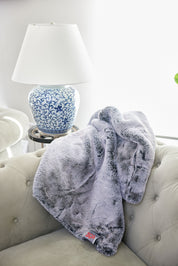 Luxury Indoor Lap Blanket with Waterproof Backing | Pretty Rugged