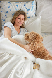 Luxury Indoor Blanket with Waterproof Backing | Pretty Rugged