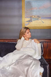 Luxury Indoor Blanket with Waterproof Backing | Pretty Rugged