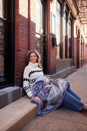Luxury Indoor Lap Blanket with Waterproof Backing | Pretty Rugged