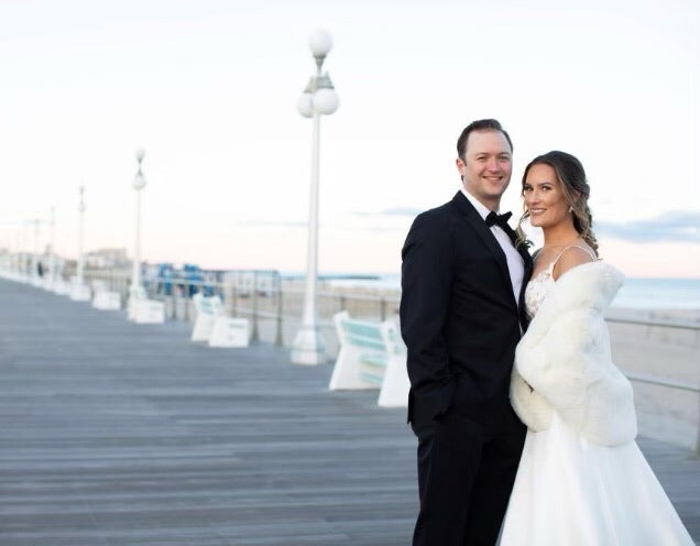 Wedding White Collins Capelet