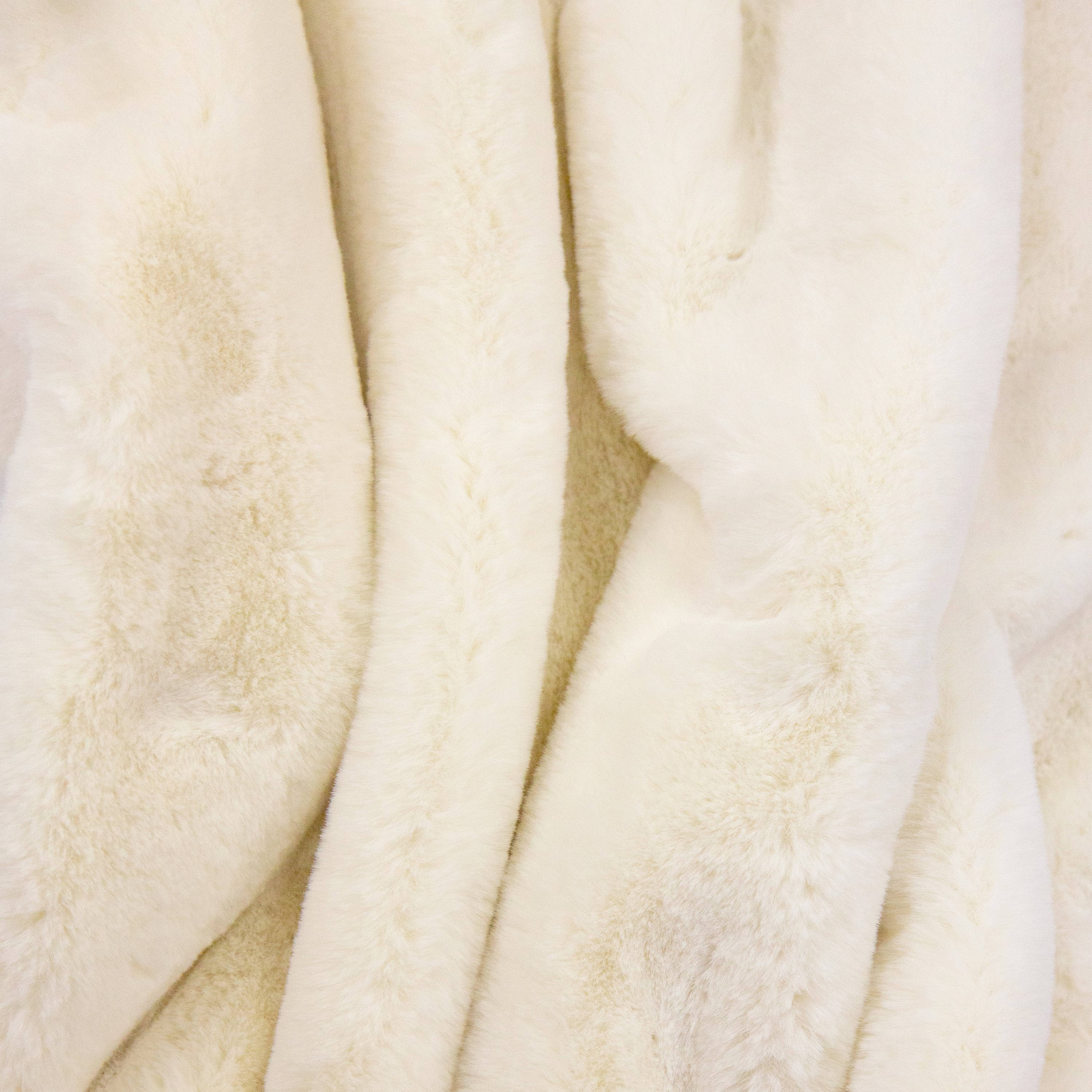 White Faux Fur Baby Blanket