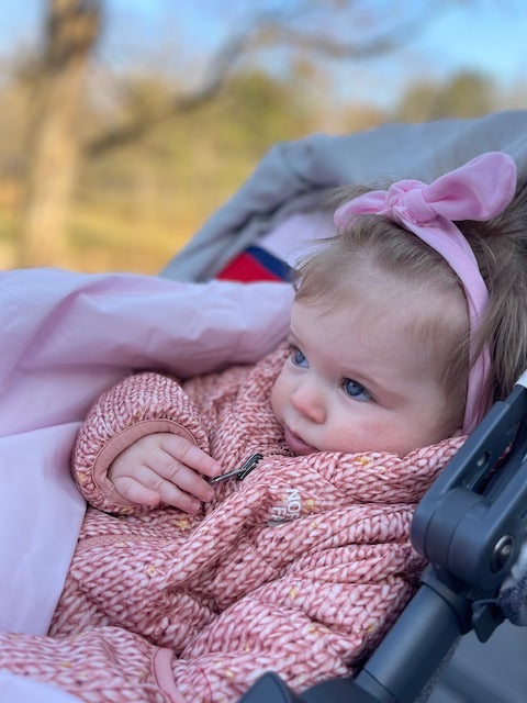 Pink Faux Fur Baby Blanket