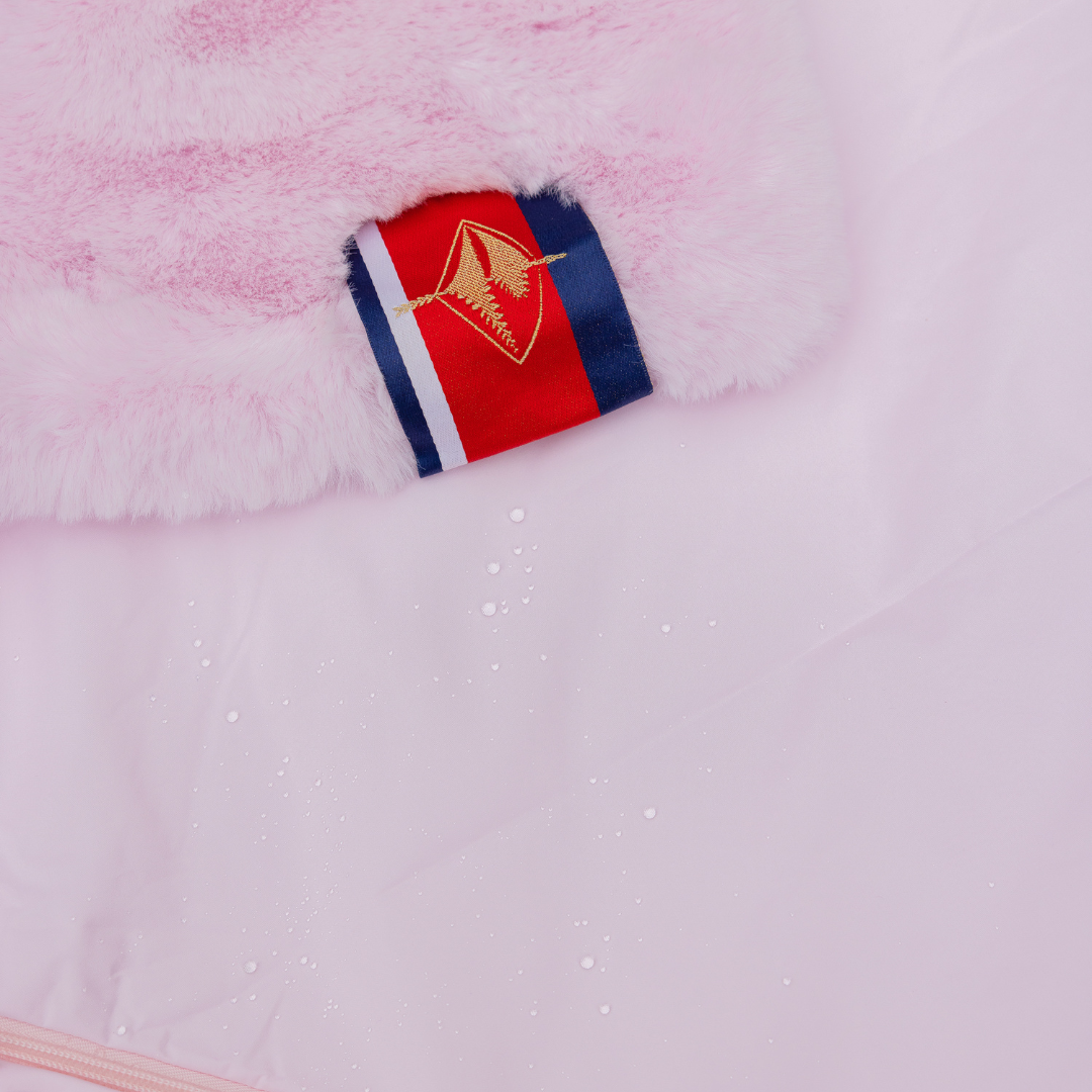 Pink Faux Fur Baby Blanket