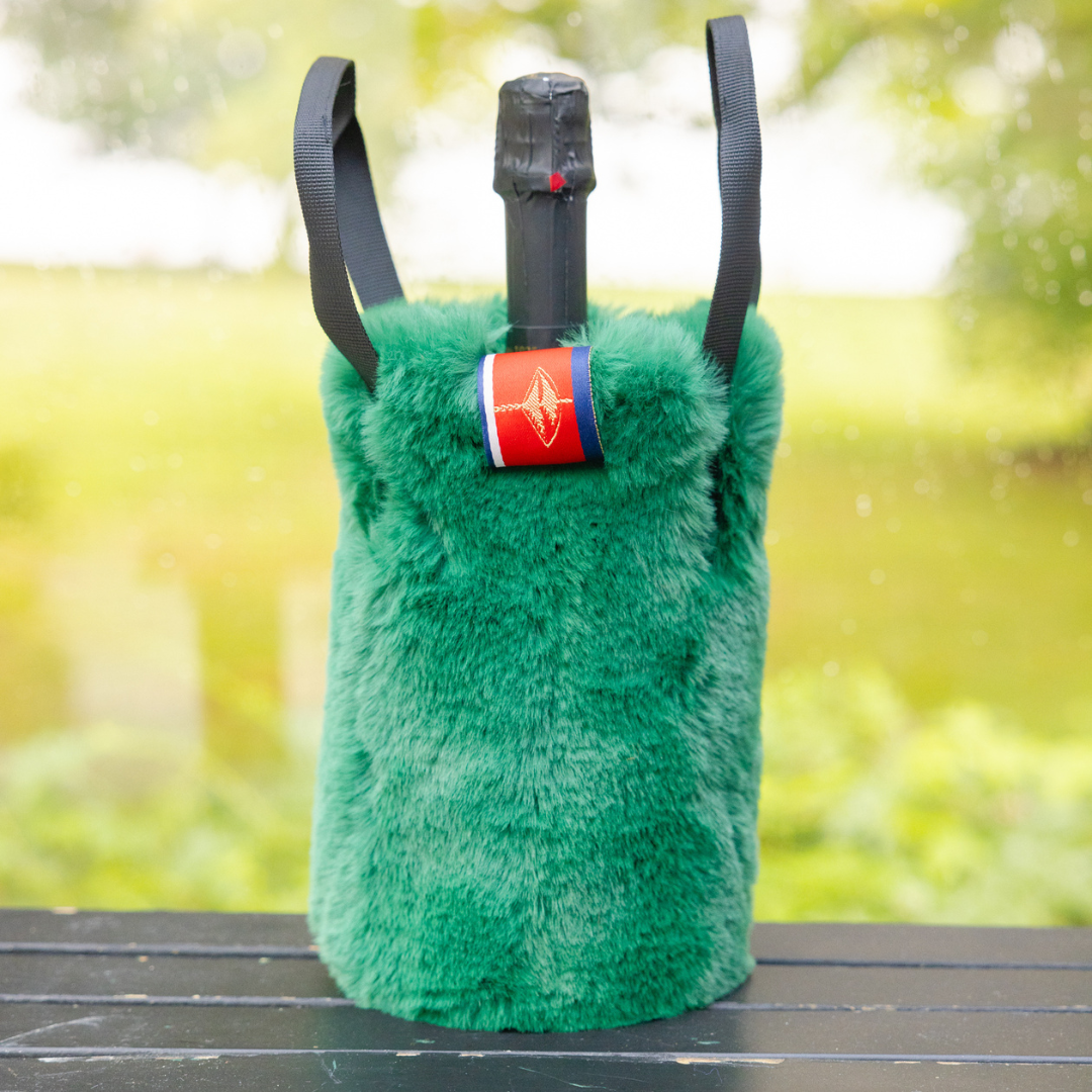 The Rowling Green Faux Fur Wine Tote